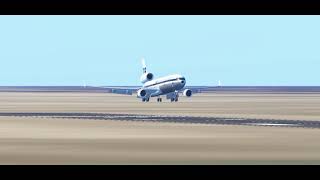 MD11 Landing at Kangerlussuaq Greenland  Infinite Flight [upl. by Jayme851]