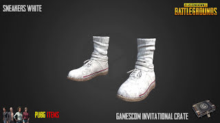 Sneakers White  PUBG Item Showcase [upl. by Enelrac728]