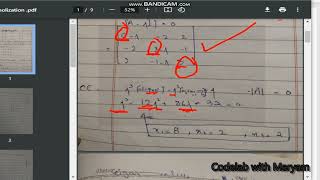 71  Diagnolization of symmetric and non symmetric matrix [upl. by Tap490]