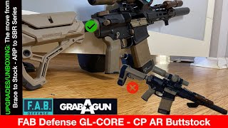 Unboxing the FAB Defense GLCORE CP AR Buttstock [upl. by Dore]