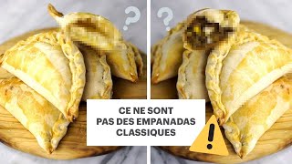 2 recettes originales dempanadas  Empanadas sans viande  Empanadas à la viande [upl. by Attelrac]