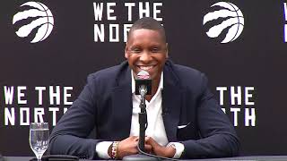 Masai Ujiri Press Conference – August 18 2021 [upl. by Arbed409]