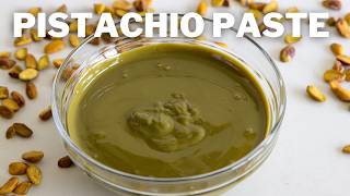 Pistachio Paste Recipe  How to Make Homemade Pistachio Butter [upl. by Ahseka]