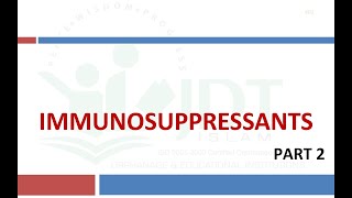 IMMUNOSUPPRESSANTS Part 2 Pharmacology Azathioprine Methotrexate Etanercept Infliximab [upl. by Harty]