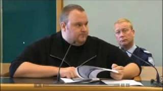 MEGAUPLOAD  Kim Dotcom proves judge wrong in court [upl. by Adara]