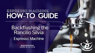 Backflushing the Rancilio Silvia Espresso Machine [upl. by Suirauqed]