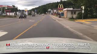 🇨🇦Summertime Driving 19July2020Bancroft Ontario Canada 🇨🇦 via highway 28 and 62 northPart 5 [upl. by Sirraj]