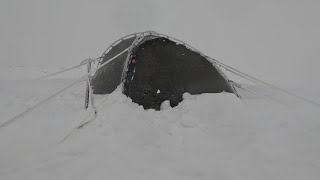 Camping in a Scottish winter up Lochnagar in the Nortent Vern 1 [upl. by Attiuqahs]