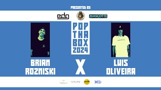 Pop Tha Box Game of Skate Brian Rozniski vs Luis Oliveira [upl. by Eenttirb326]