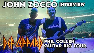 Tech Chat John Zocco guitar tech for Phil Collen of Def Leppard  Interview [upl. by Enaek528]