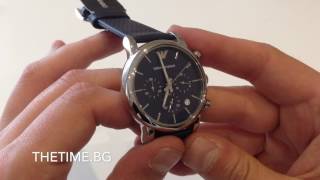 Emporio Armani AR1736 Chronograph Watch [upl. by Sitto]