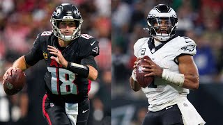 NFL Week Two Eagles vs Falcons live stream reaction [upl. by Llerod]