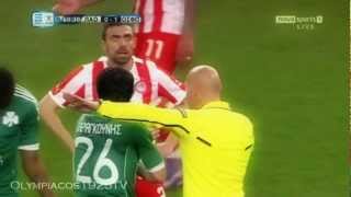 Maniatis Psycho Face  Panathinaikos vs Olympiacos 01 [upl. by Arak]