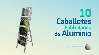 los 10 mejores caballetes de aluminio para publicidad [upl. by Valenta]