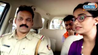 RJ Sowjanya Attends Live case with Bengaluru Polices Brand New Hoysala [upl. by Hersch]