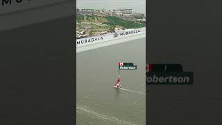 Thats how you finish a race 🦫 sailgp Sailing Racing [upl. by Varrian]