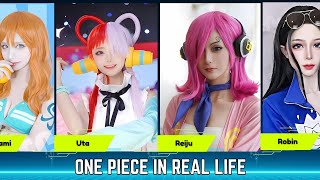 One Piece Characters in Real Life [upl. by Eillah]