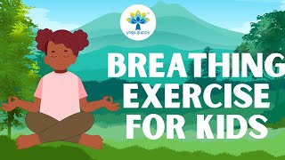 Circle Breathing Exercise for Kids  Improve Focus amp Lung Capacity  Yoga for Kids  Yoga Guppy [upl. by Onibas189]