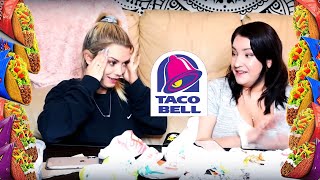 TACO BELL MUKBANG  PSYCHO BOSS STORYTIME [upl. by Windy]