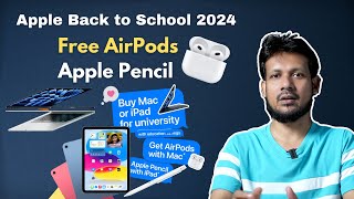 Apple Back to School 2024  Free AirPods amp Apple Pencil  Verify Apple Unidays Account [upl. by Birchard450]