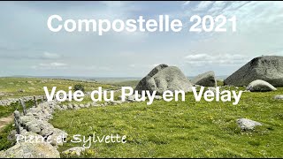 Compostelle 2021 Voie du Puy en Velay HD 1080p [upl. by Atteynad]