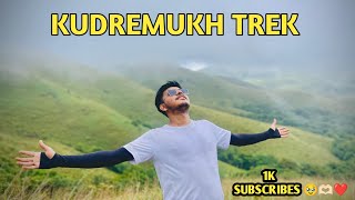 Kudremukh Trek ❤️‍🔥 2nd Highest Peak  Telugu Vlogs 😍 kudremukh karnatakatrip tripwithfriends [upl. by Lanette]