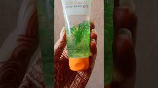 Patanjali Aloe Vera gel Review✨ Aloe Vera Gel Uses shorts aloevera review skincare [upl. by Pomeroy385]