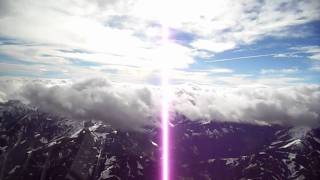 Foehn flight in the alps  Segelfliegen  Föhnflug Alpen [upl. by Nahpets598]