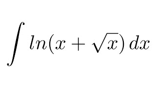 Integral of lnxsqrtx substitution  by parts [upl. by Aicxela]