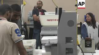 Broward County elections office in Florida starts vote recount [upl. by Isolt489]