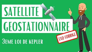 Les satellites géostationnaires  3 minutes pour tout comprendre en manipulant la 3eme loi de Kepler [upl. by Arinayed]