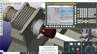 C VE Y EKSEN CNC TORNA TANITIM VİDEOSU [upl. by Airtemed558]