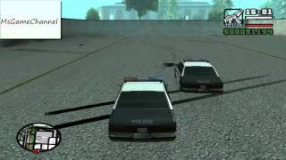 Técnica de Detención  Prueba 10 de la Autoescuela  GTA San Andreas [upl. by Ennaer]