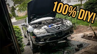 I Saved 1000 By Fixing My Cheap MercedesBenz SL55 AMG Myself [upl. by Horacio]