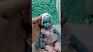 Adorable silicone avatar baby girl 9 inches [upl. by Eugenle]