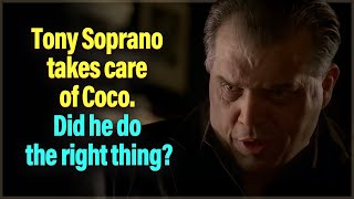 Tony Soprano takes care of Coco Cogliano Did he do the right thing [upl. by Kenrick230]