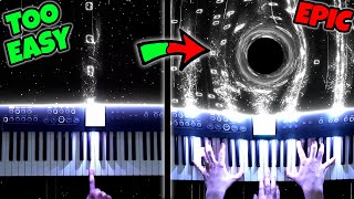 Hans Zimmer  Interstellar Main Theme  EASY to EXPERT PIANO [upl. by Ahsimat]