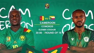 TotalEnergies AFCON 2021  Cameroon vs Comoros  Round of 16 [upl. by Dagny]