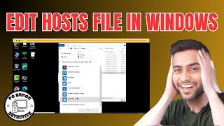 How To Edit Hosts File in Windows 10 [upl. by Richia668]