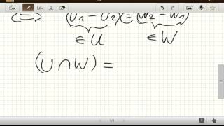 Direkte Summe von Untervektorräumen Lineare Algebra [upl. by Noraj]