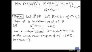 Convex sets  Extreme points of polyhedra [upl. by Neelat]