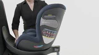 CYBEX USA  Sirona S  RearFacing Installation with Seat Belt [upl. by Notnarb599]