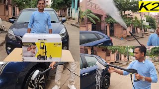 Karcher K2360 120 Bar Pressure Washer Machine Review  1400 Watts Full Detaling Video  nitto rai [upl. by Zarihs]