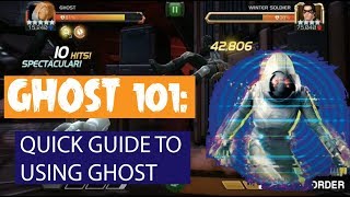 GHOST 101 Guide on how to use Ghost Marvel Contest of Champions MCOC [upl. by Salim632]