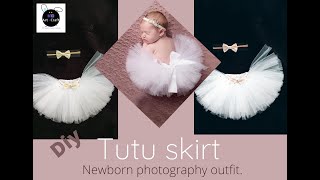 Tutu skirt  Newborn Baby Girl Photography Props Outfits Tutu Skirt [upl. by Kaule]