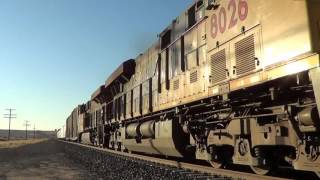 Trains on Tehachapi Pass 11115 Part 2 [upl. by Airdnola]