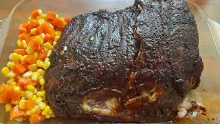 Bbq Ribs easy ❤️ easyrecipe babybackribs barbeque dinnerideas [upl. by Melisse764]