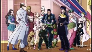 Duwang Gang have a Meeting Jojos Bizarre Adventure English Dub [upl. by Reggis]