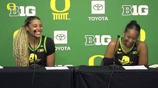 Alexis Whitfield amp Deja Kelly  Postgame  Baylor [upl. by Attenaej]