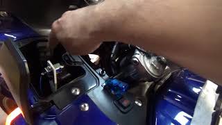 Yamaha FJR 1300 Glovebox Latch RepairMod [upl. by Monti]